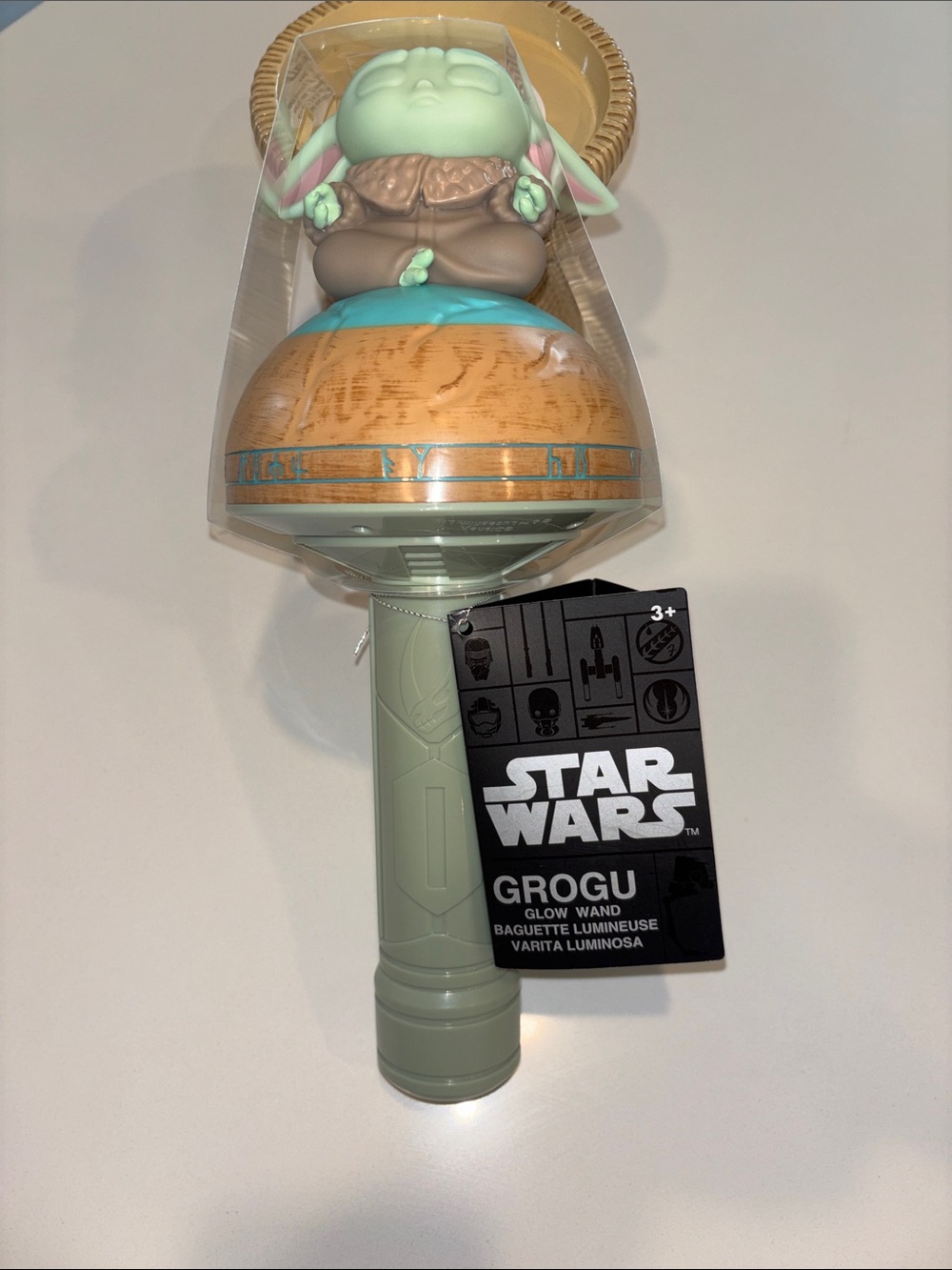 Star Wars Grogu Light-Up Wand in Green and Brown